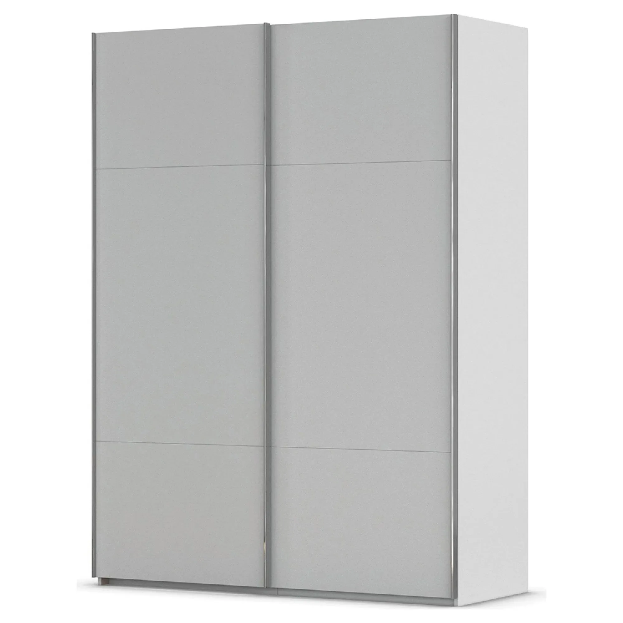 Contido 2 Door Sliding Wardrobe with Extras - Silk Grey