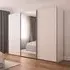 Contido 3 Door Sliding Mirror Wardrobe with Extras - Alpine White