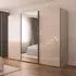 Contido 3 Door Sliding Mirror Wardrobe with Extras - Champagne Glass