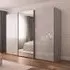 Contido 3 Door Sliding Mirror Wardrobe with Extras - Silk Grey Glass