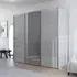 Contido 3 Door Sliding Mirror Wardrobe with Extras - Silk Grey Glass