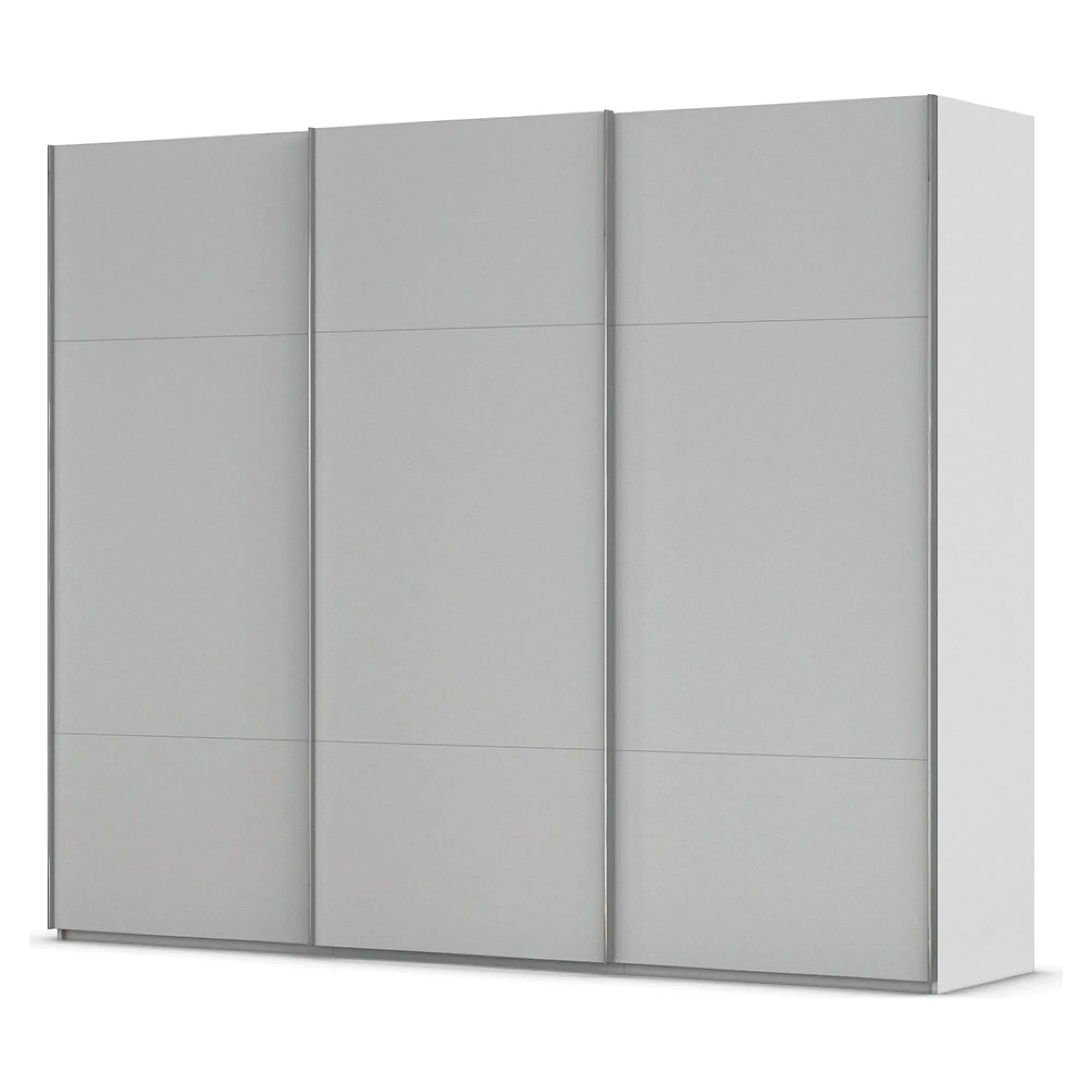 Contido 3 Door Sliding Wardrobe with Extras - Silk Grey