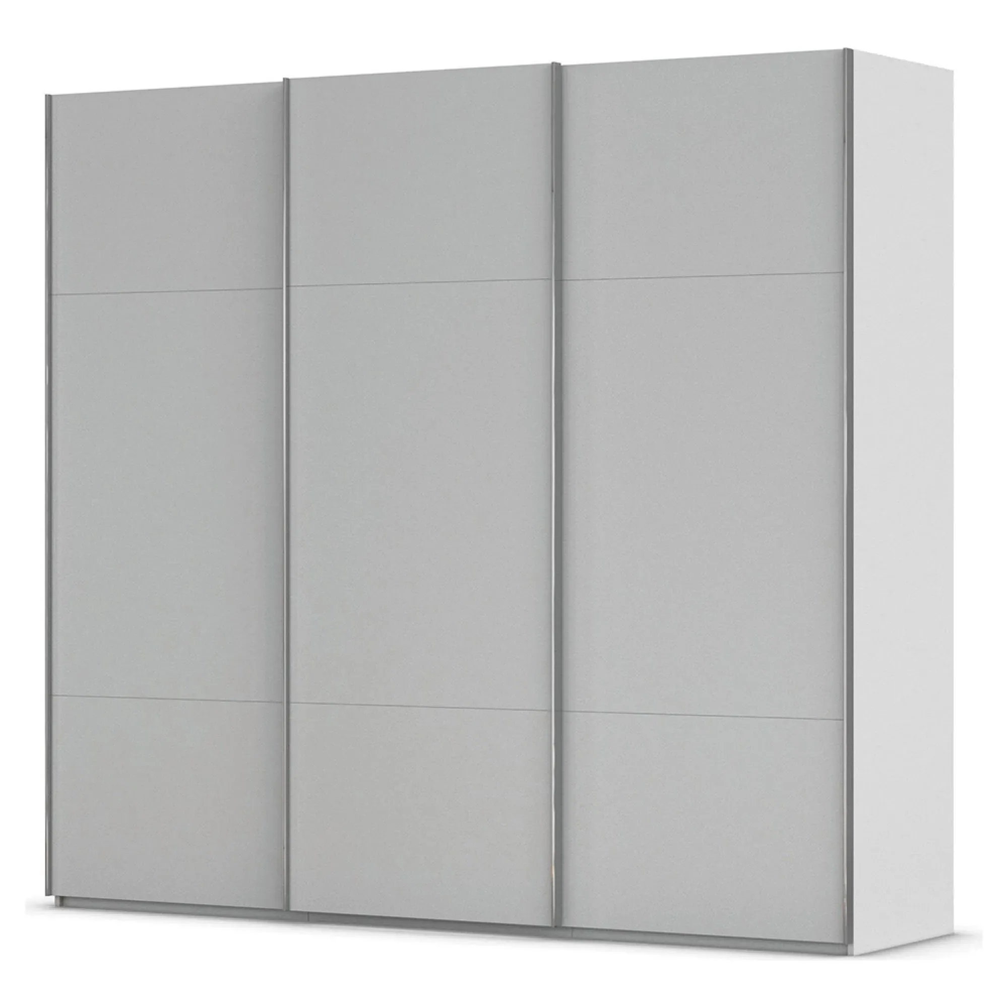 Contido 3 Door Sliding Wardrobe with Extras - Silk Grey