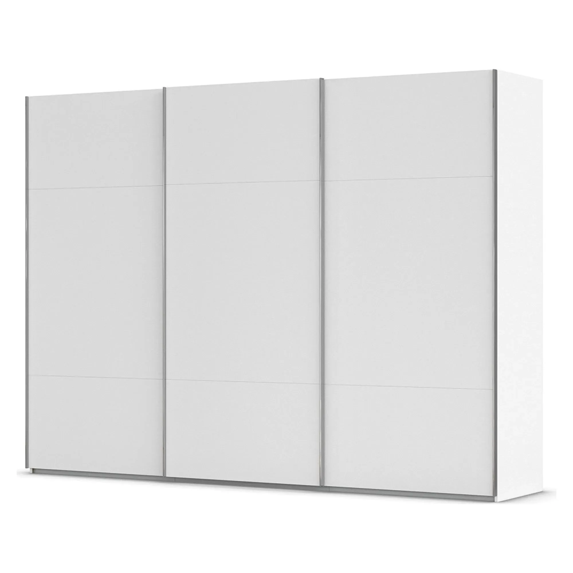 Contido 301cm 3 Door Sliding Wardrobe with Extras - Alpine White