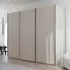Contido 301cm 3 Door Sliding Wardrobe with Extras - Champagne