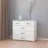 Corvo 3+2 Drawer Chest - Alpine White
