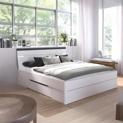 Corvo Queen Size Bed Frame - Alpine White image