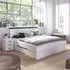Corvo Queen Size Bed with 2 Bedside Cabinets - Alpine White