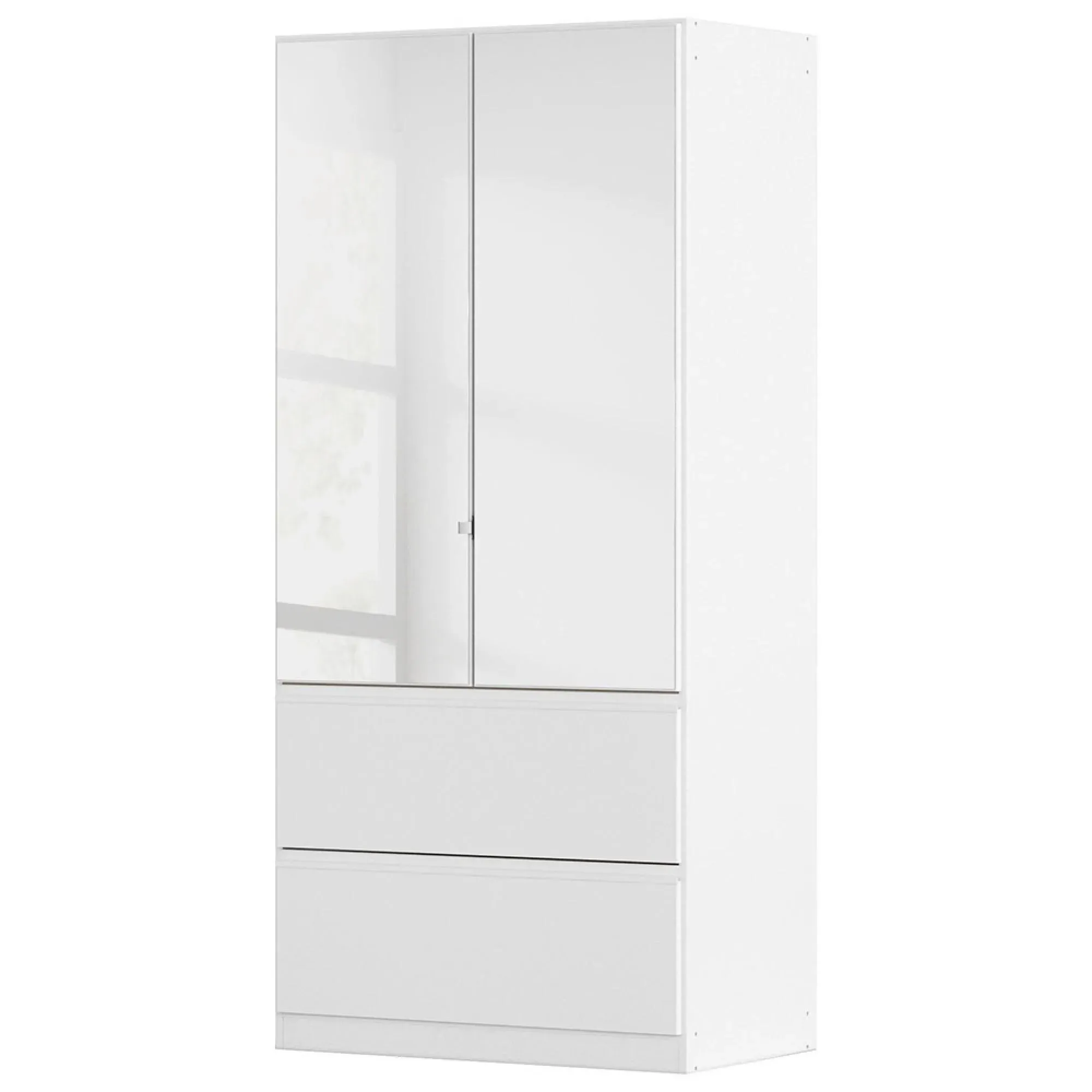 Costa 2 Door Combi Wardrobe - Alpine White