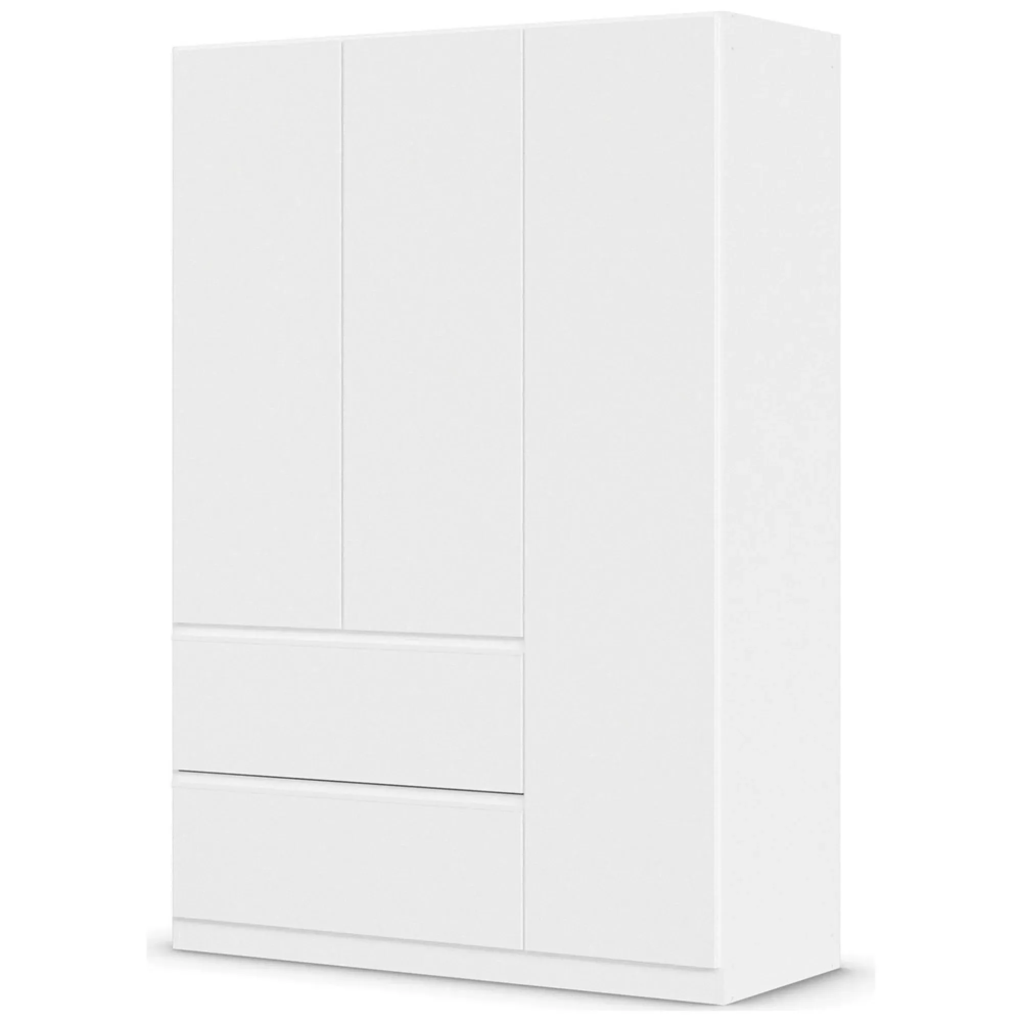 Costa 3 Door Wardrobe with Drawers - Alpine White