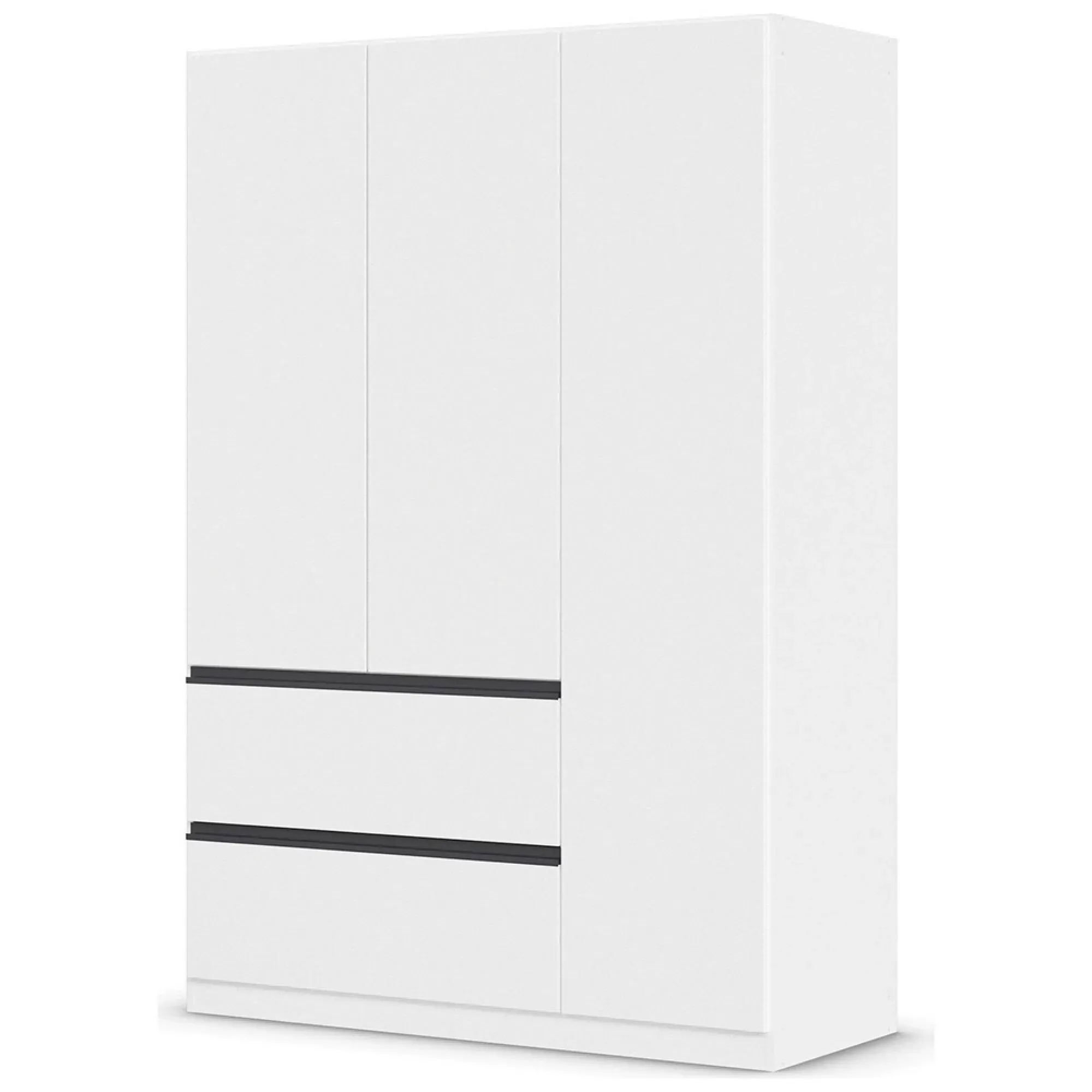 Costa 3 Door Wardrobe with Drawers - Alpine White