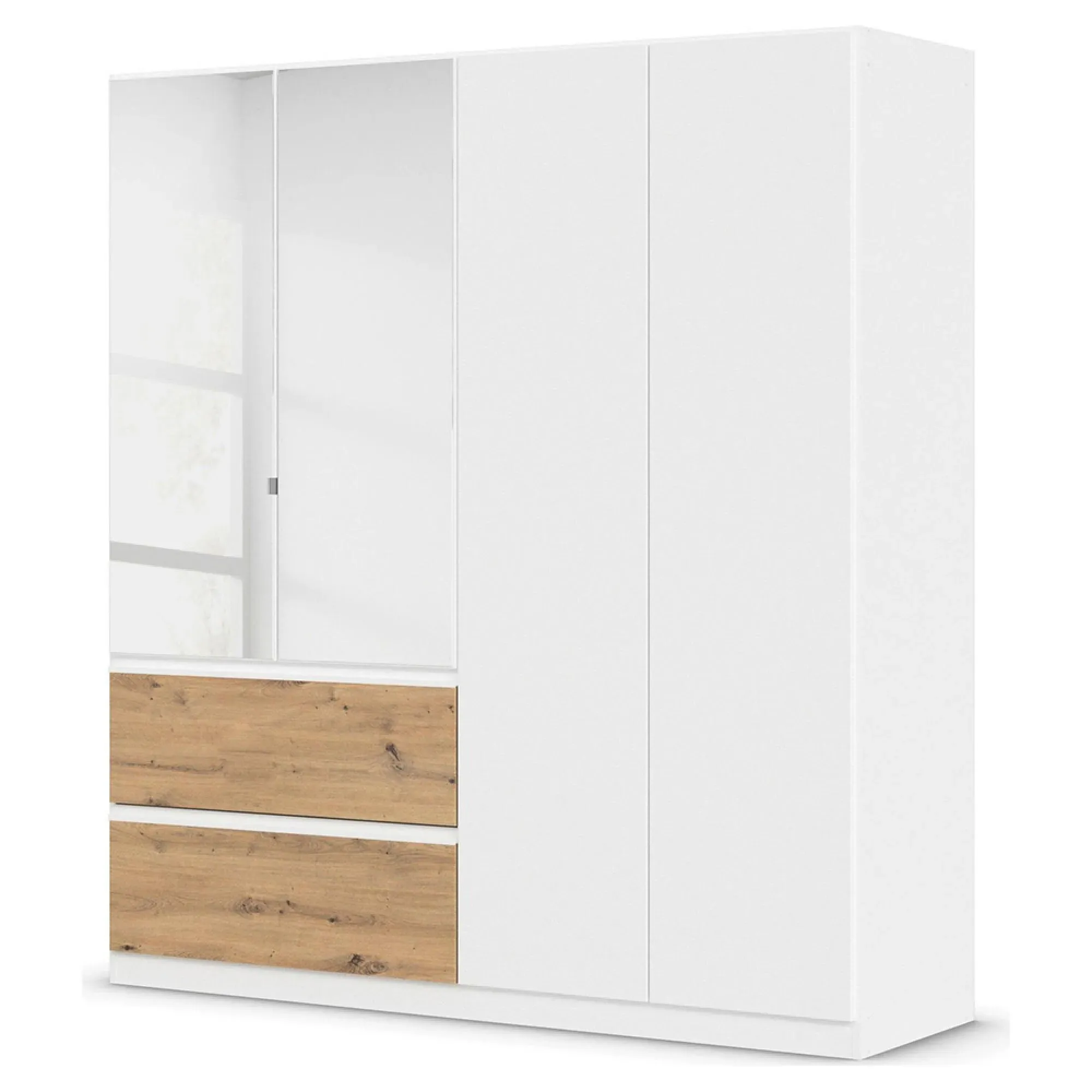 Costa 4 Door Combi Wardrobe - Alpine White