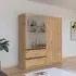 Costa 4 Door Combi Wardrobe - Artisan Oak