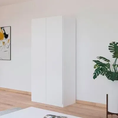 Costa 91cm 2 Door Wardrobe - Alpine White image