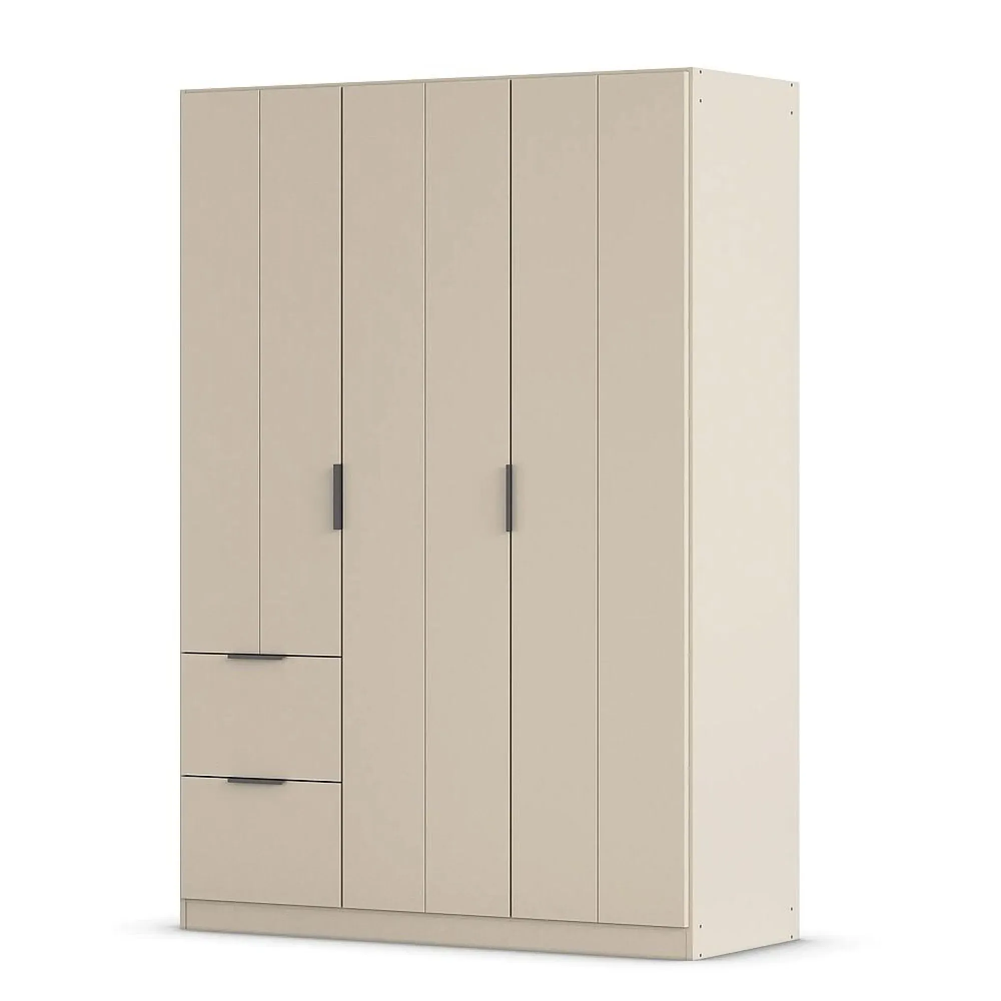 Ella 3 Door Wardrobe with Drawer - Champagne