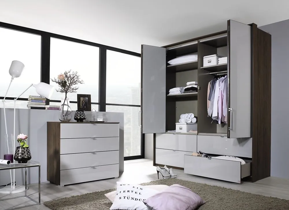 Erimo Glass Folding Wardrobe - Variation Available