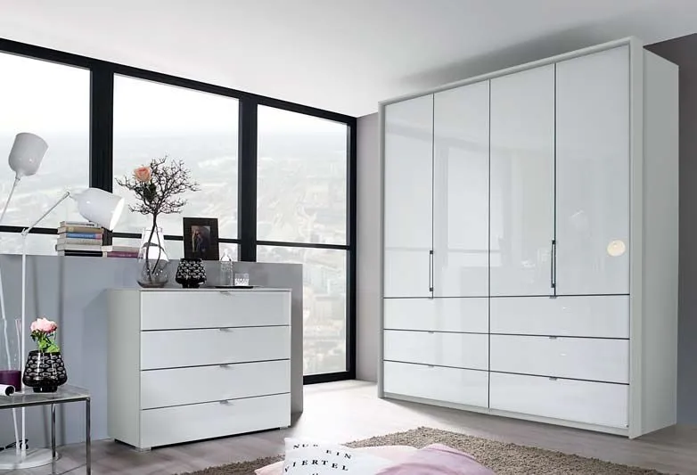 Erimo Glass Folding Wardrobe - Variation Available