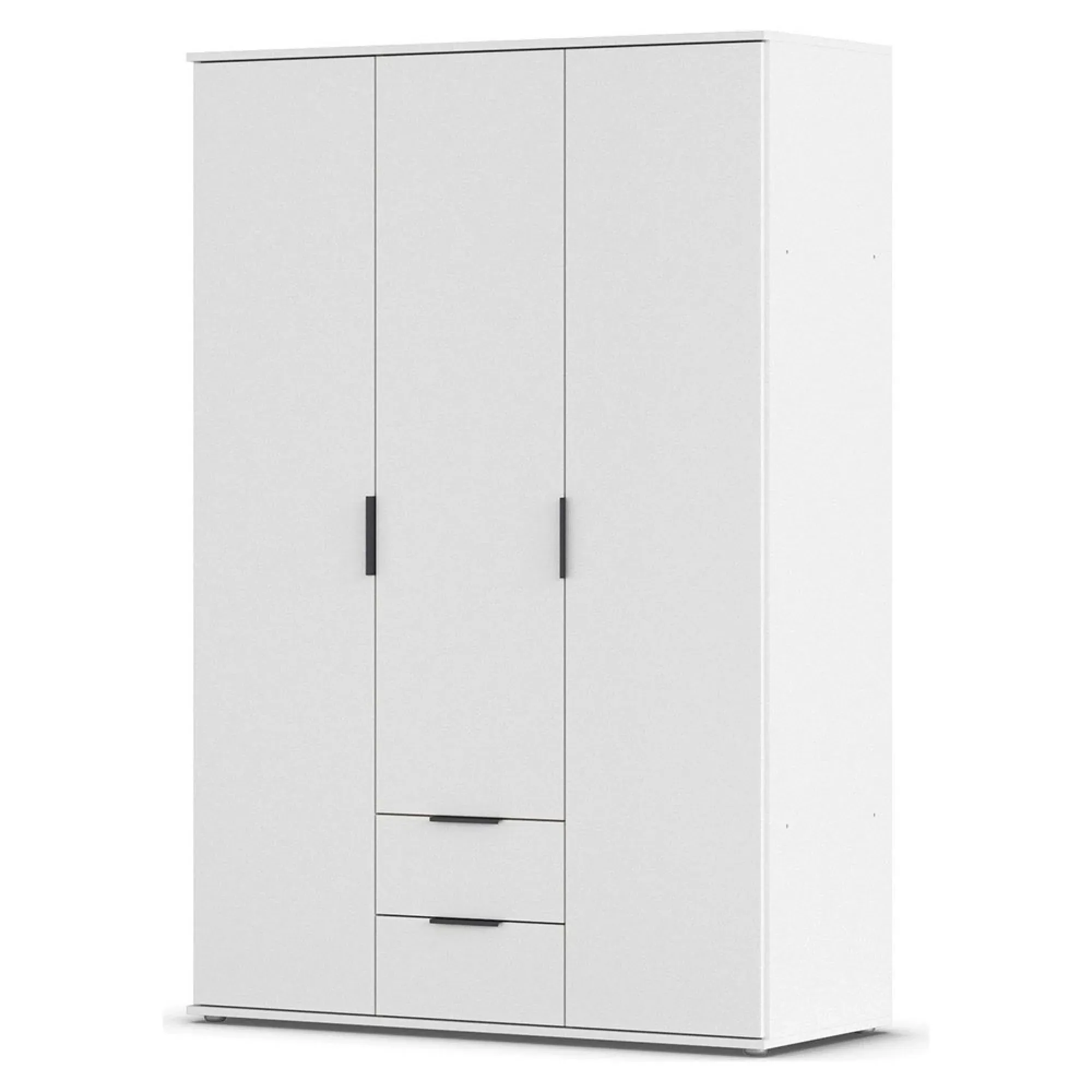Essea 127cm 3 Door Wardrobe - Alpine White