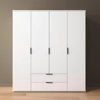 Essea 4 Door Wardrobe - Alpine White