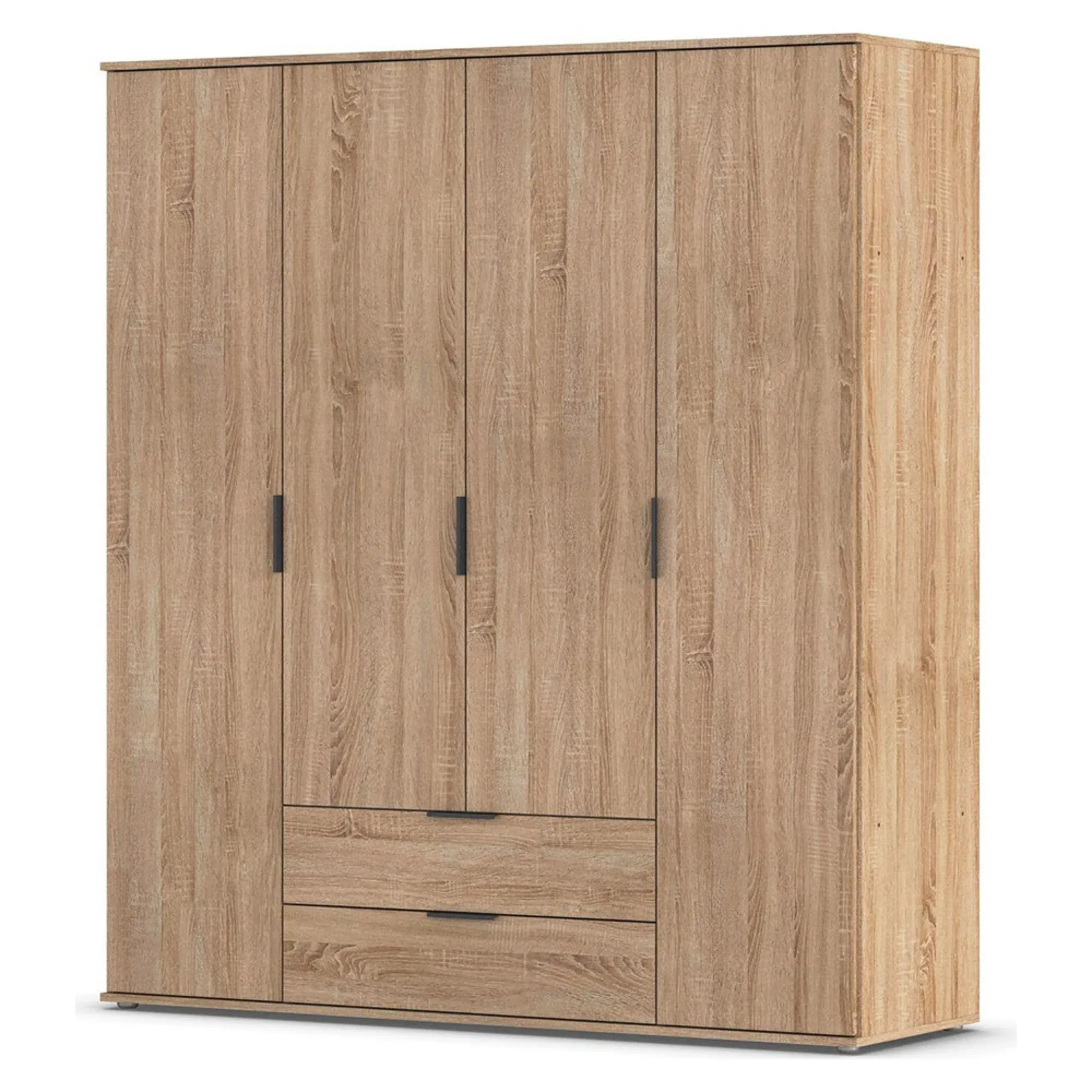 Essea 4 Door Wardrobe - Sonoma Oak