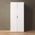 Essea 85cm 2 Door Wardrobe - Alpine White
