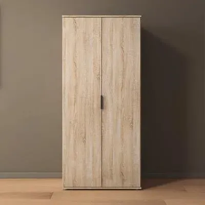 Essea 85cm 2 Door Wardrobe - Sonoma Oak