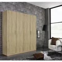 Essensa 4 Door Wardrobe - Oak