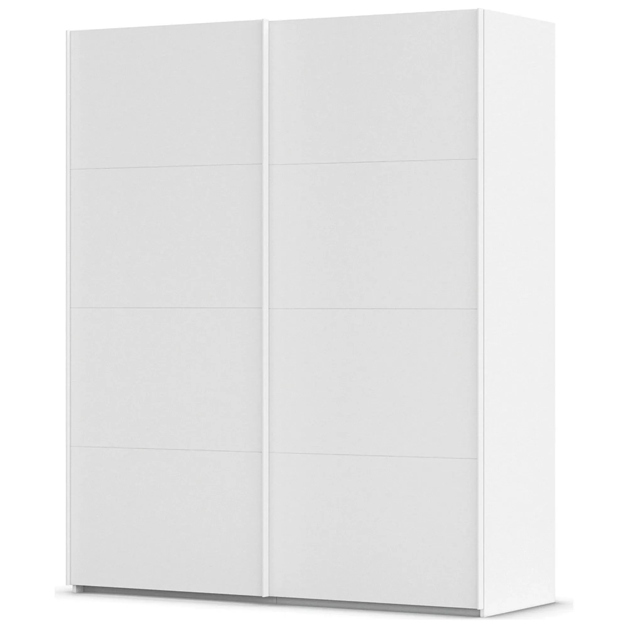 Evelyn 181cm 2 Door Sliding Wardrobe - Alpine White