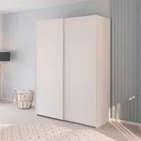 Evelyn 2 Door Sliding Wardrobe - Alpine White