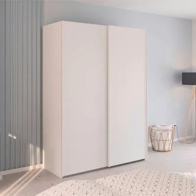 Evelyn 2 Door Sliding Wardrobe - Alpine White image