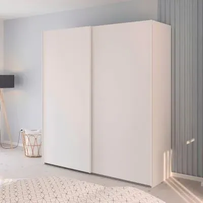 Evelyn 2 Door Sliding Wardrobe - Alpine White image