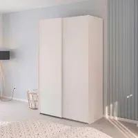 Evelyn 2 Door Sliding Wardrobe - Alpine White