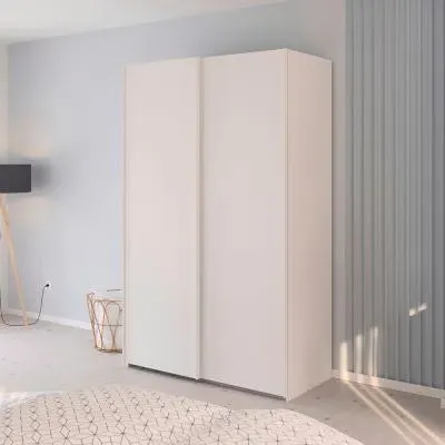 Evelyn 2 Door Sliding Wardrobe - Alpine White image