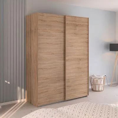 Evelyn 2 Door Sliding Wardrobe - Sonoma Oak