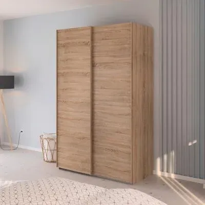 Evelyn 2 Door Sliding Wardrobe - Sonoma Oak