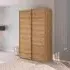 Evelyn 2 Door Sliding Wardrobe - Wild Oak