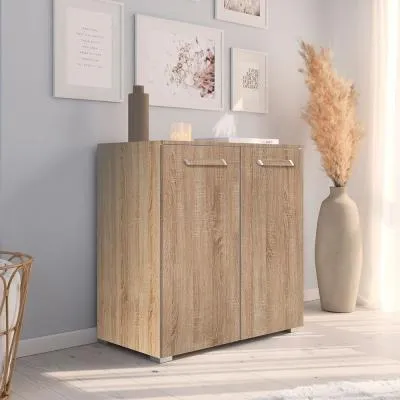 Evelyn 2 Door Small Sideboard - Sonoma Oak