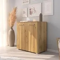 Evelyn 2 Door Small Sideboard - Wild Oak