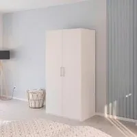 Evelyn 2 Door Wardrobe - Alpine White