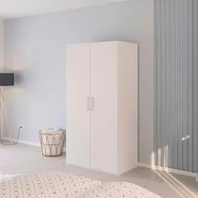 Evelyn 2 Door Wardrobe - Alpine White image