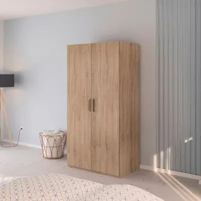 Evelyn 2 Door Wardrobe - Sonoma Oak