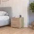 Evelyn 2 Drawer Bedside Cabinet - Sonoma Oak
