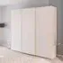 Evelyn 3 Door Sliding Wardrobe - Alpine White