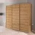 Evelyn 3 Door Sliding Wardrobe - Wild Oak