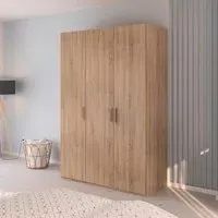 Evelyn 3 Door Wardrobe - Sonoma Oak