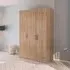 Evelyn 3 Door Wardrobe - Sonoma Oak