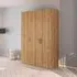 Evelyn 3 Door Wardrobe - Wild Oak