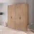 Evelyn 4 Door Wardrobe - Sonoma Oak