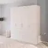 Evelyn 4 Door Wardrobe with Drawer - Alpine White
