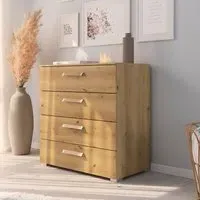 Evelyn 4 Drawer Chest - Wild Oak
